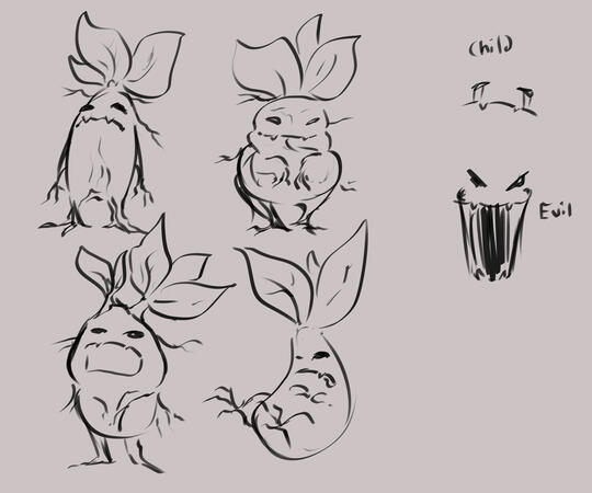 Mandrake sketches