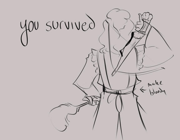 Victory menu sketch